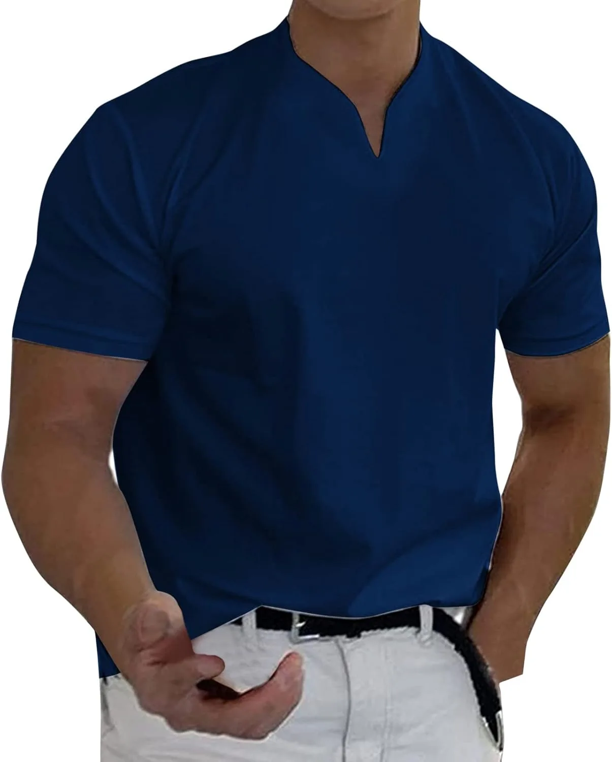 Футболка мужская Casual с V-образным вырезом
Футболка мужская Casual с V-образным вырезом