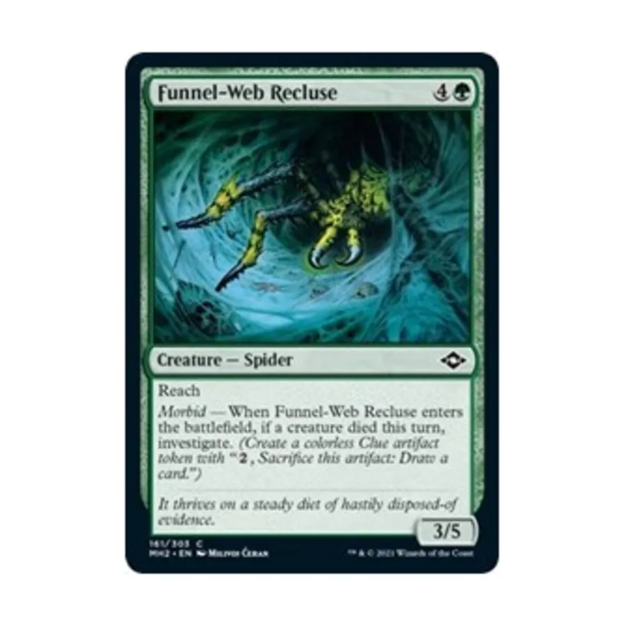 CCG Воронко-паутинный отшельник (C), MTG - Modern Horizons 2
CCG Воронко-паутинный отшельник (C), MTG - Modern Horizons 2