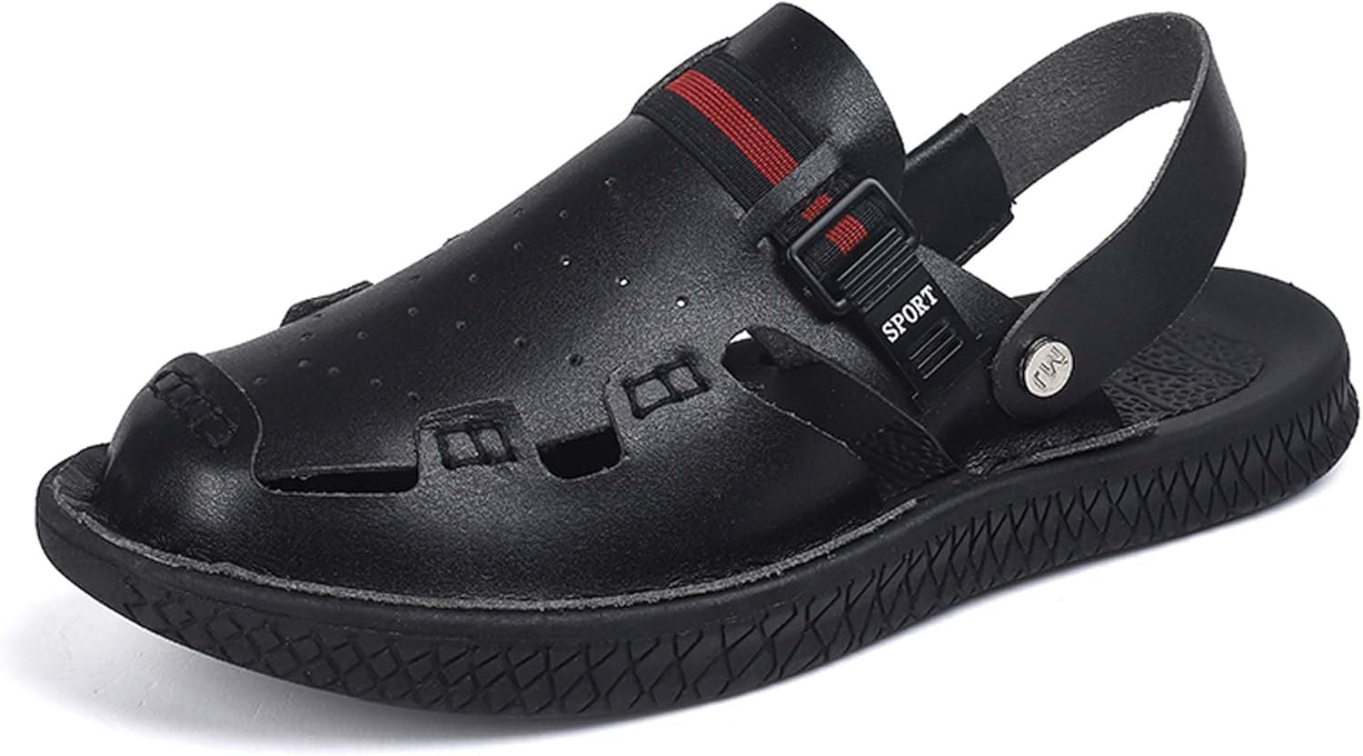 Мужские сандалии летние дышащие пляжные туфли модные кожаные сабо садовая обувь для дома повседневные шлепанцы для душа повседневные сандалии-шлепанцы Generic, черный
Мужские сандалии летние дышащие пляжные туфли модные кожаные сабо садовая обувь для дома повседневные шлепанцы для душа повседневные сандалии-шлепанцы Generic, черный