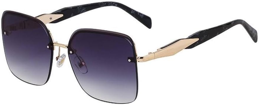 Большие солнцезащитные очки без оправы для женщин и мужчин, модные винтажные солнцезащитные очки в крупной оправе, роскошные металлические очки UV400, SUN1383 Generic, C2golddoublegray
Большие солнцезащитные очки без оправы для женщин и мужчин, модные винтажные солнцезащитные очки в крупной оправе, роскошные металлические очки UV400, SUN1383 Generic, C2golddoublegray