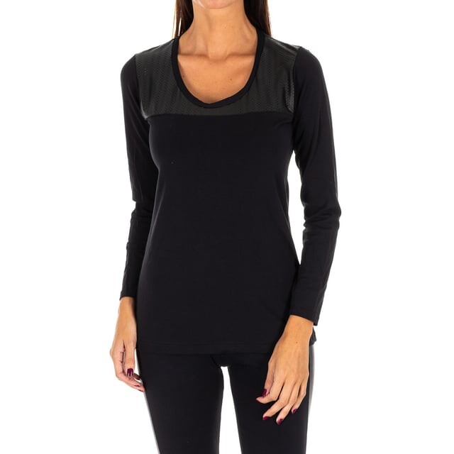 Db750 женская уличная футболка с круглым вырезом и длинными рукавами Rossoporpora, черный
Db750 женская уличная футболка с круглым вырезом и длинными рукавами Rossoporpora, черный