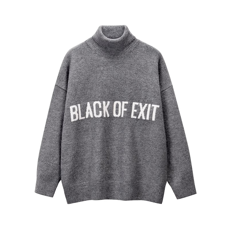 Свитер Unisex BLACK OF EXIT, темно-серый
Свитер Unisex BLACK OF EXIT, темно-серый