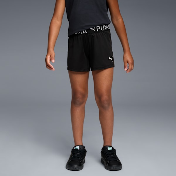 Влагоотводящие шорты из спандекса для больших детей Puma Active Essentials, черный
Влагоотводящие шорты из спандекса для больших детей Puma Active Essentials, черный