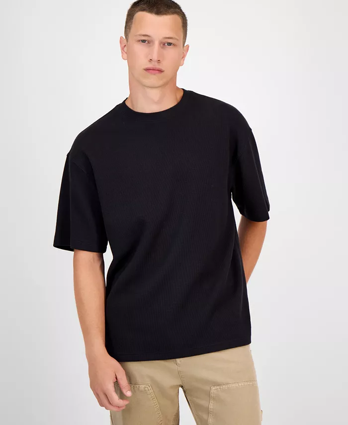 Мужская футболка Nuwaffle Cotton Hugo Boss, черный
Мужская футболка Nuwaffle Cotton Hugo Boss, черный