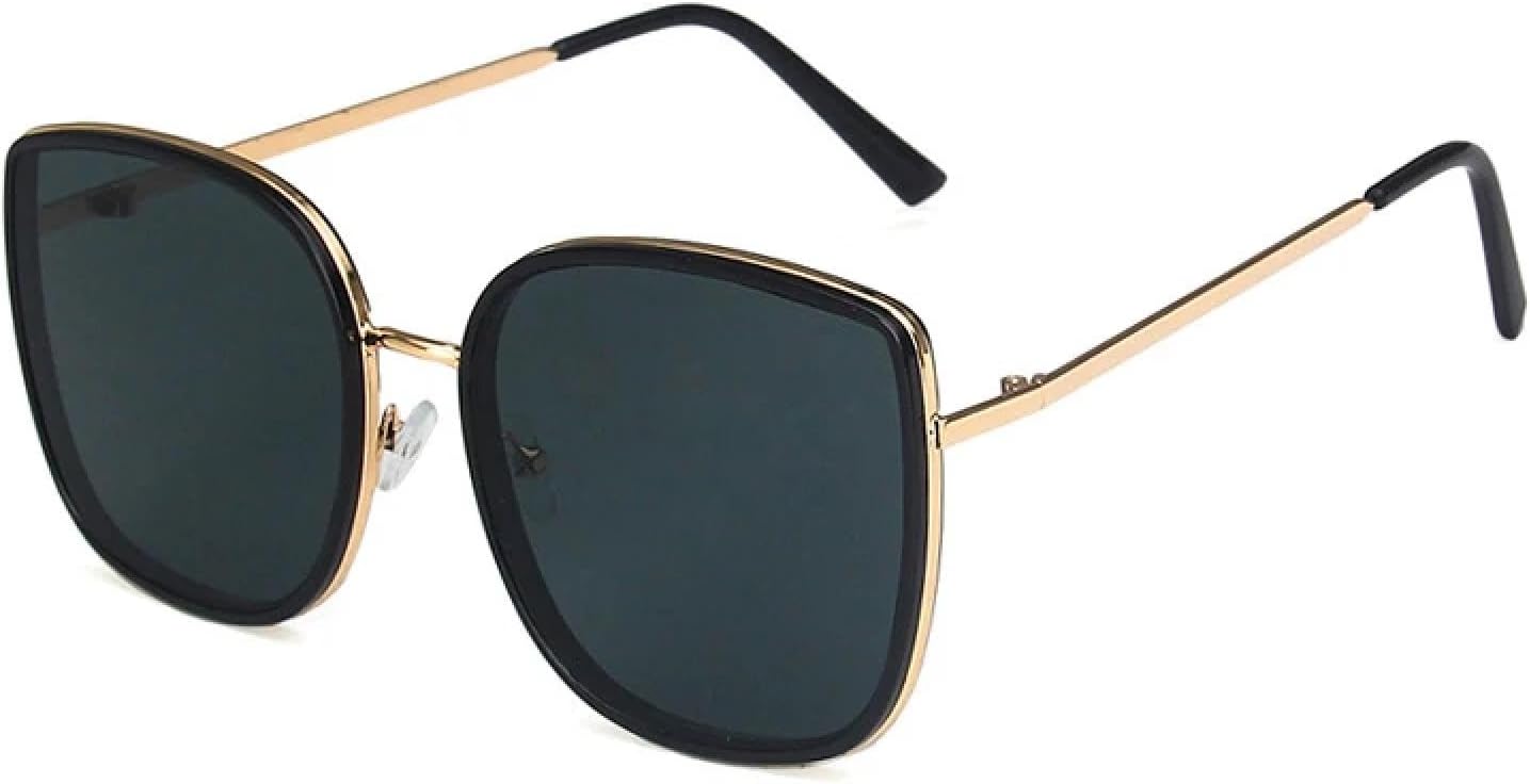 Винтажные солнцезащитные очки большого размера для женщин, модные солнцезащитные очки в металлической оправе, ретро-очки для женщин с защитой от УФ-излучения UV400 TKKTLLT, Gold Black Gray
Винтажные солнцезащитные очки большого размера для женщин, модные солнцезащитные очки в металлической оправе, ретро-очки для женщин с защитой от УФ-излучения UV400 TKKTLLT, Gold Black Gray