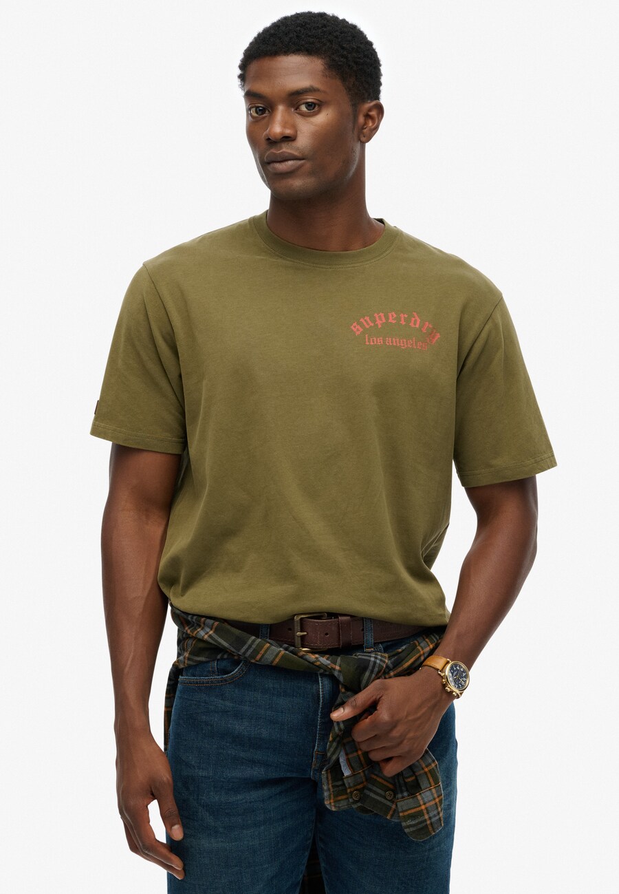 Рубашка Superdry Locker, оливковый
Рубашка Superdry Locker, оливковый