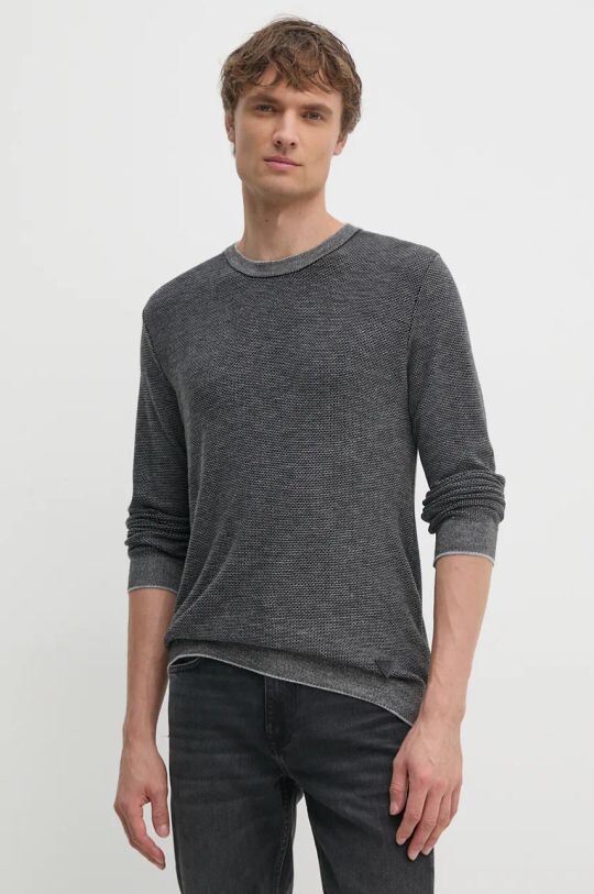 Свитер EARLE из смесовой шерсти Guess, серый 
Свитер EARLE из смесовой шерсти Guess, серый