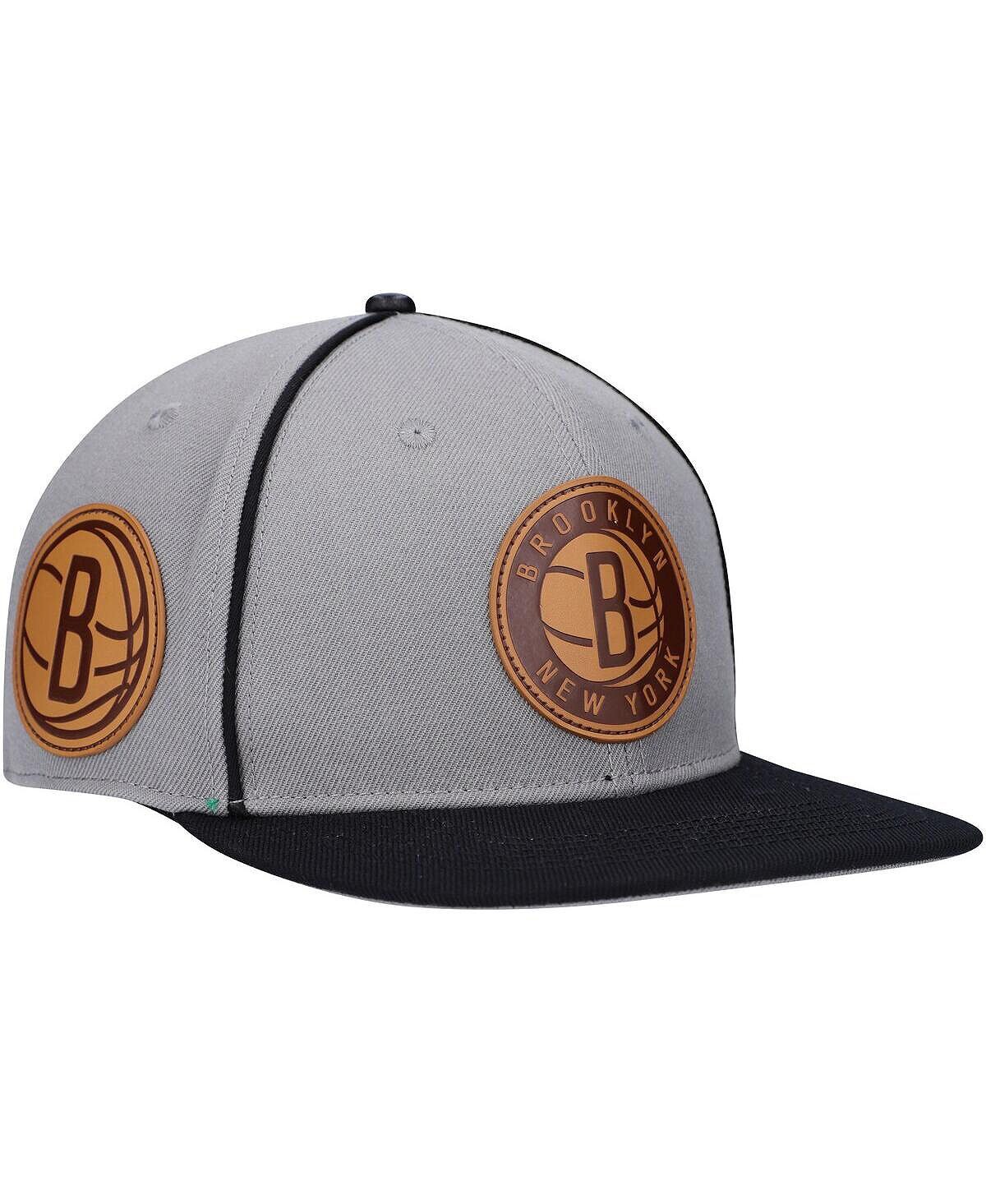 Мужская серо-черная бейсболка Brooklyn Nets Heritage с кожаной нашивкой Snapback Pro Standard
Мужская серо-черная бейсболка Brooklyn Nets Heritage с кожаной нашивкой Snapback Pro Standard