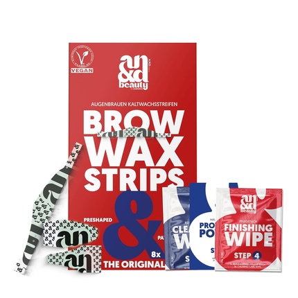 Восковые полоски для бровей Andbeauty для женщин - идеально подходят для придания формы бровям. Andmetics
Восковые полоски для бровей Andbeauty для женщин - идеально подходят для придания формы бровям. Andmetics