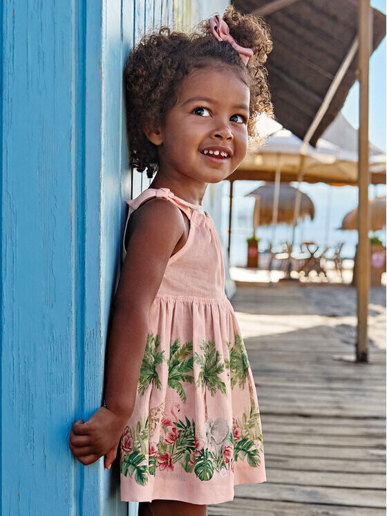 Летнее платье стандартного кроя Mayoral, розовый
Летнее платье стандартного кроя Mayoral, розовый