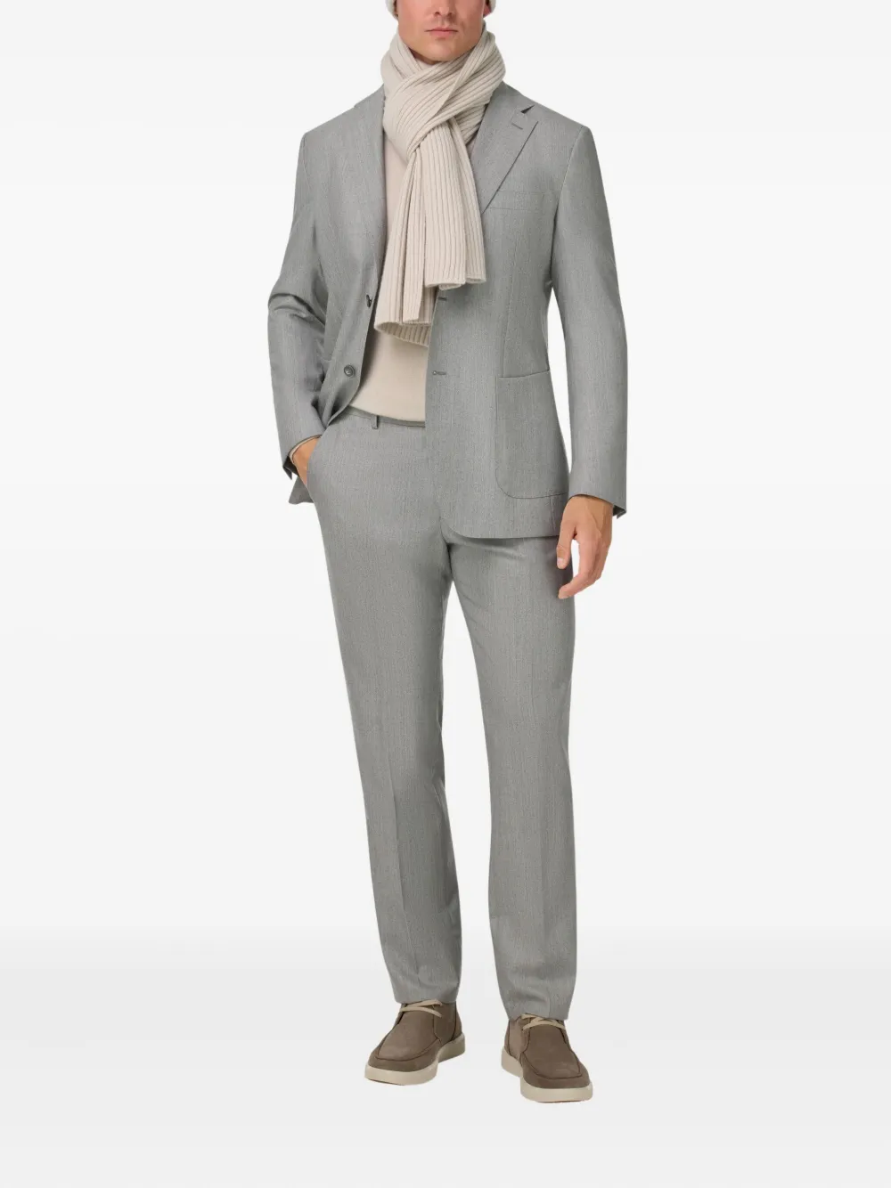 Костюм с накладными карманами Boggi Milano, серый
Костюм с накладными карманами Boggi Milano, серый