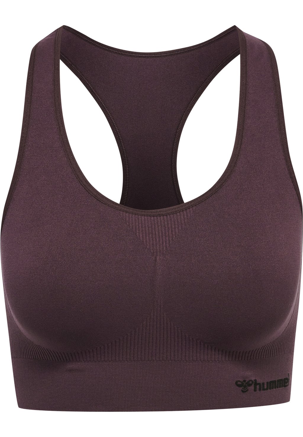 Спортивный бюстгальтер средней поддержки SEAMLESS Hummel, коричневый 
Спортивный бюстгальтер средней поддержки SEAMLESS Hummel, коричневый