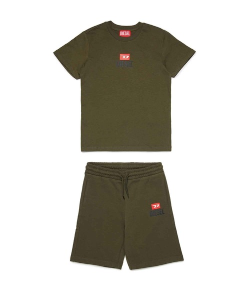 Детский комплект: футболка с коротким рукавом и шорты DIESEL KIDS, цвет хаки
Детский комплект: футболка с коротким рукавом и шорты DIESEL KIDS, цвет хаки