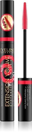 Тушь для максимального объема ресниц с эффектом накладных ресниц Eveline Cosmetics Extension Volume, Black 10 ml 
Тушь для максимального объема ресниц с эффектом накладных ресниц Eveline Cosmetics Extension Volume, Black 10 ml
