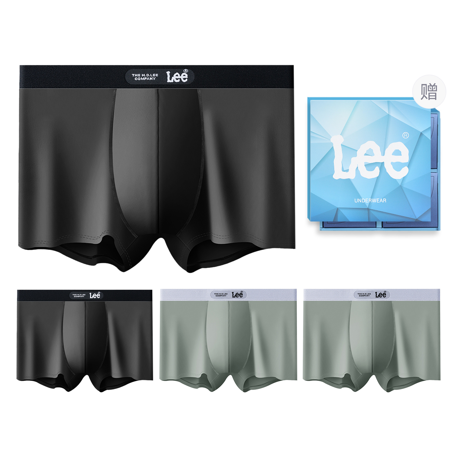 Lee Подарочный набор мужского белья 4 шт
Lee Подарочный набор мужского белья 4 шт