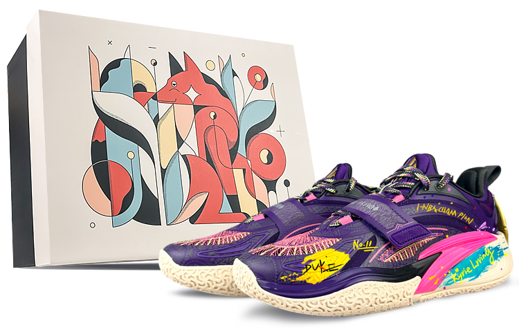 ANTA KAI 1 Амортизирующие противоскользящие и износостойкие баскетбольные кроссовки мужские фиолетово-розовые белые, цвет White
ANTA KAI 1 Амортизирующие противоскользящие и износостойкие баскетбольные кроссовки мужские фиолетово-розовые белые, цвет White