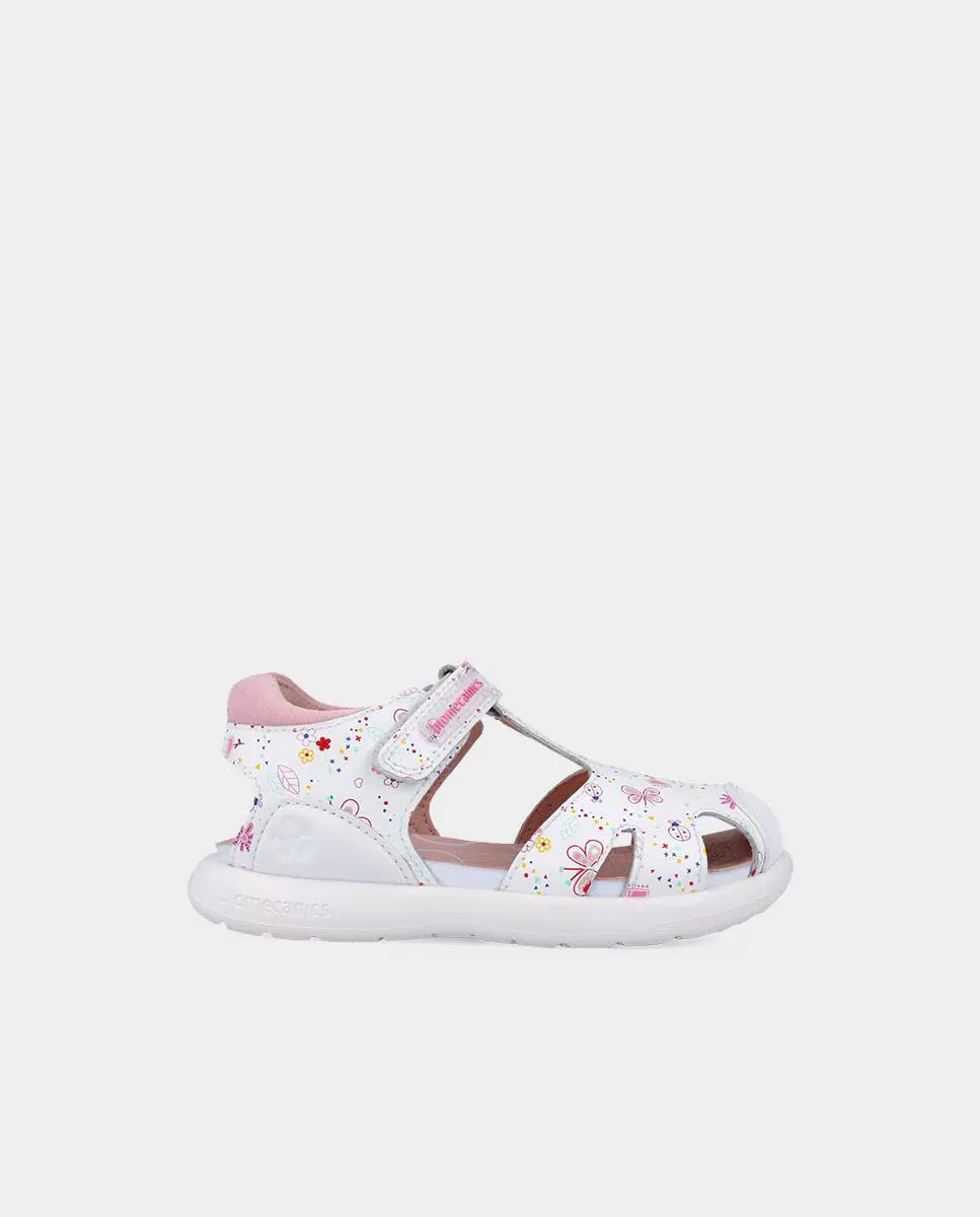 Босоножки для девочек закрытые кожаные босоножки с принтом бабочки Biomecanics, белый
Босоножки для девочек закрытые кожаные босоножки с принтом бабочки Biomecanics, белый