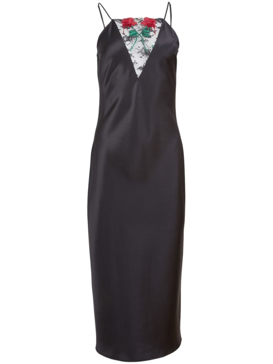 Платье миди Fleur Du Mal Bleeding Rose, черный
Платье миди Fleur Du Mal Bleeding Rose, черный