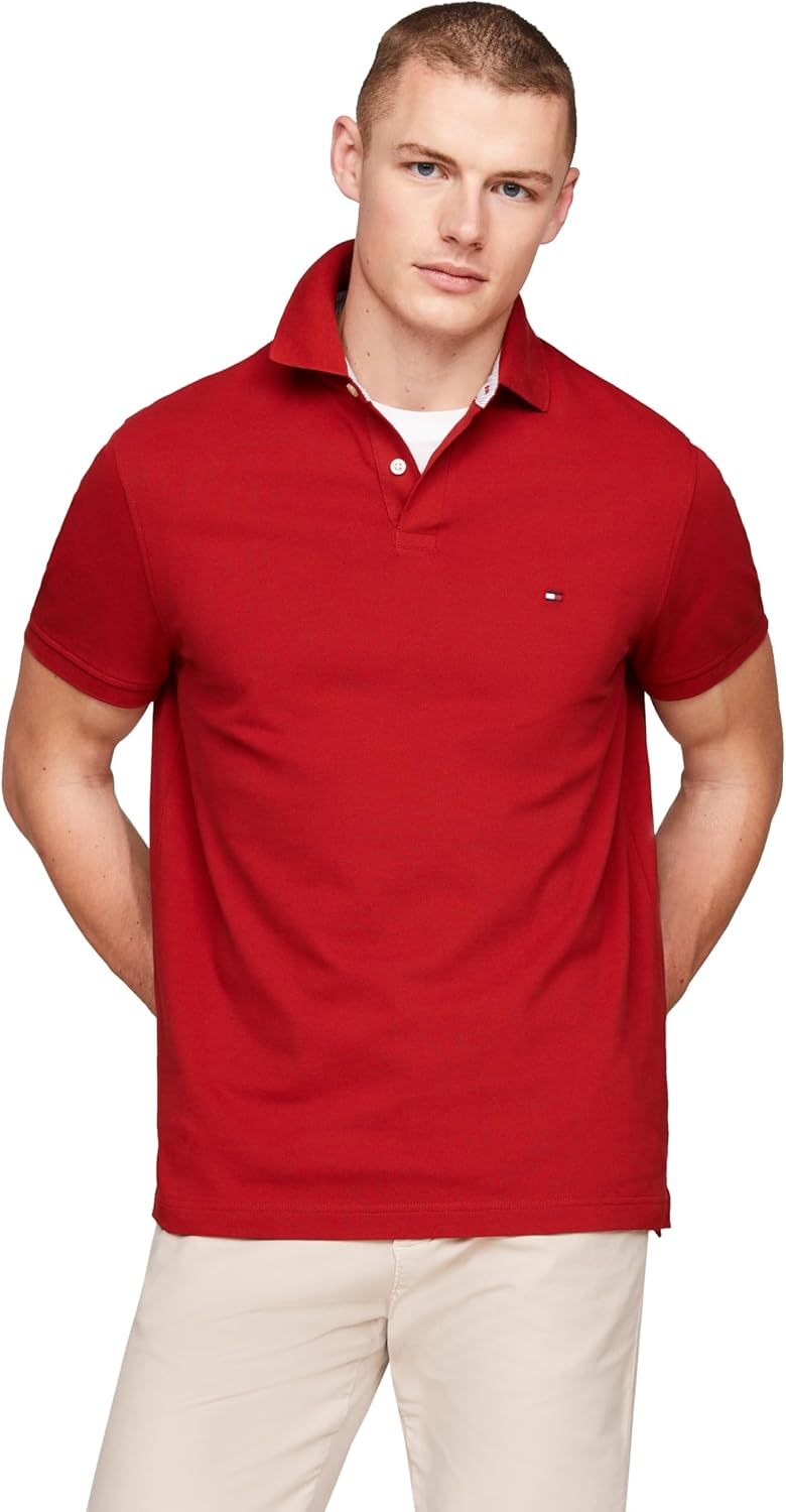 Мужские рубашки поло с коротким рукавом Tommy Hilfiger облегающего кроя из эластичного органического хлопка пике, Dark Magma
Мужские рубашки поло с коротким рукавом Tommy Hilfiger облегающего кроя из эластичного органического хлопка пике, Dark Magma