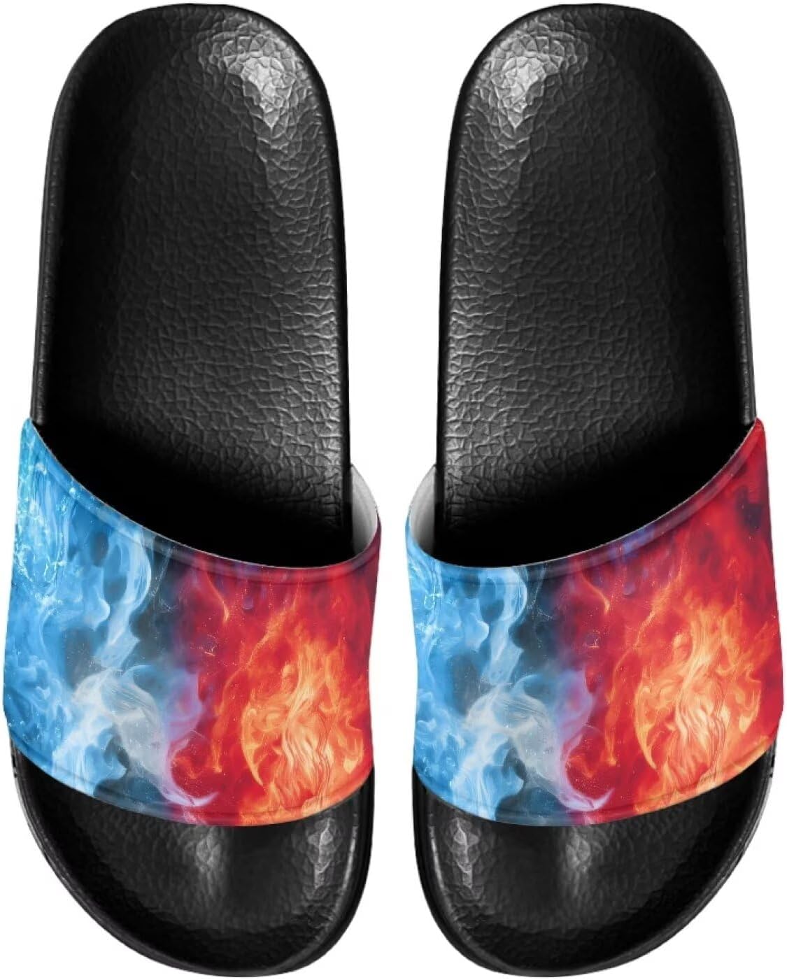 Мужские шлепанцы сандалии Стильные летние тапочки Повседневные пляжные шлепанцы Нескользящие тапочки для ванной Pugasmiru, Fire Water Pattern
Мужские шлепанцы сандалии Стильные летние тапочки Повседневные пляжные шлепанцы Нескользящие тапочки для ванной Pugasmiru, Fire Water Pattern