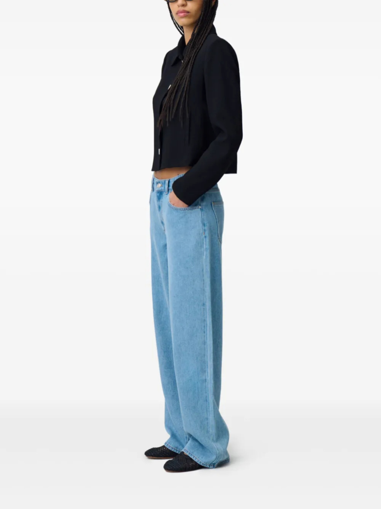 Claudie Pierlot широкие джинсы, синий
Claudie Pierlot широкие джинсы, синий