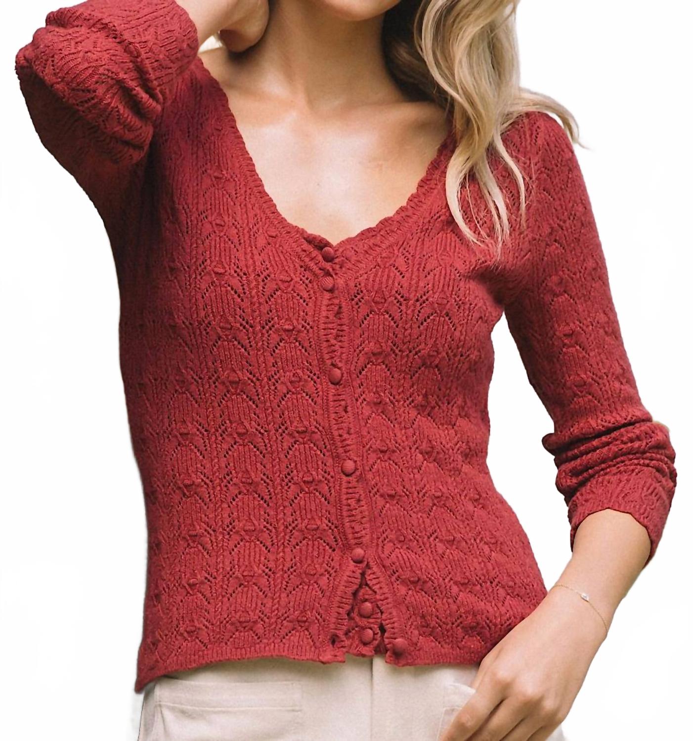 SKIES ARE BLUE Вязаный кардиган Skyler темно-розового цвета
SKIES ARE BLUE Вязаный кардиган Skyler темно-розового цвета