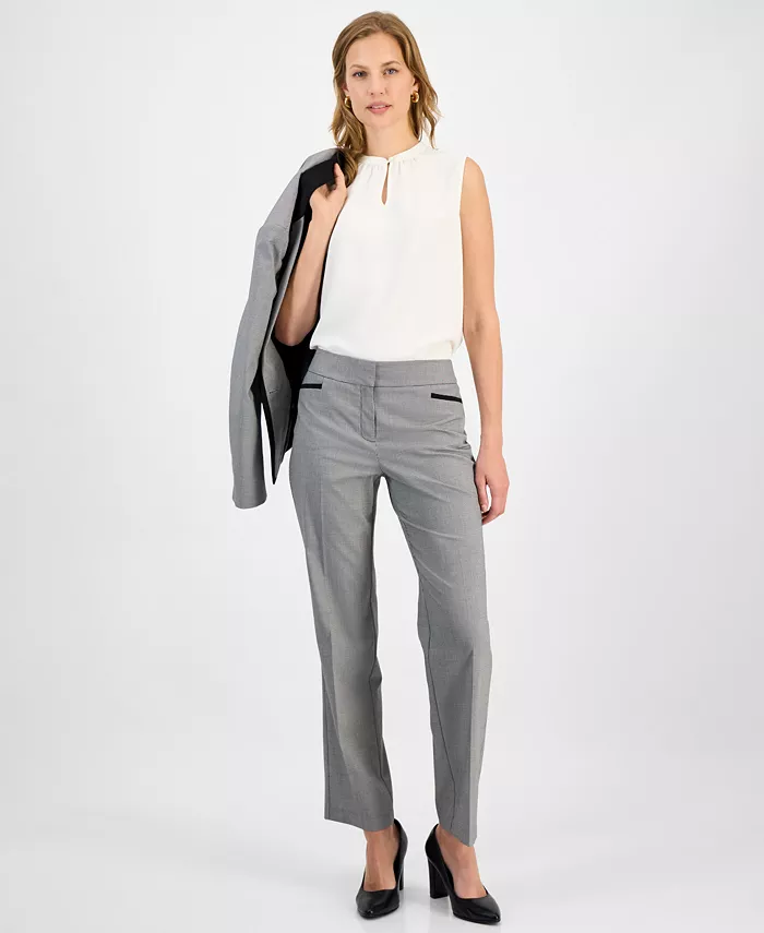 Женские брюки с принтом в клетку и L-образным карманом, стандартные и миниатюрные Kasper, черный
Женские брюки с принтом в клетку и L-образным карманом, стандартные и миниатюрные Kasper, черный