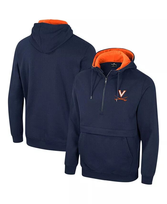 Мужская темно-синяя толстовка с капюшоном Virginia Cavaliers Team Half Zip Colosseum
Мужская темно-синяя толстовка с капюшоном Virginia Cavaliers Team Half Zip Colosseum