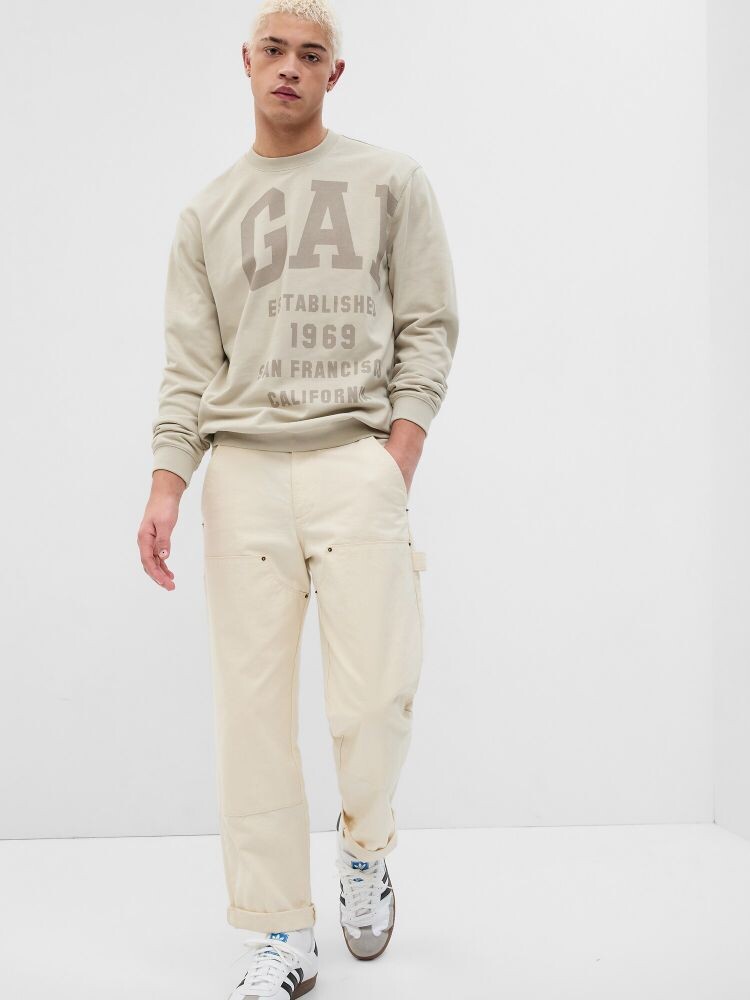 Толстовка с логотипом Gap, бежевый 
Толстовка с логотипом Gap, бежевый