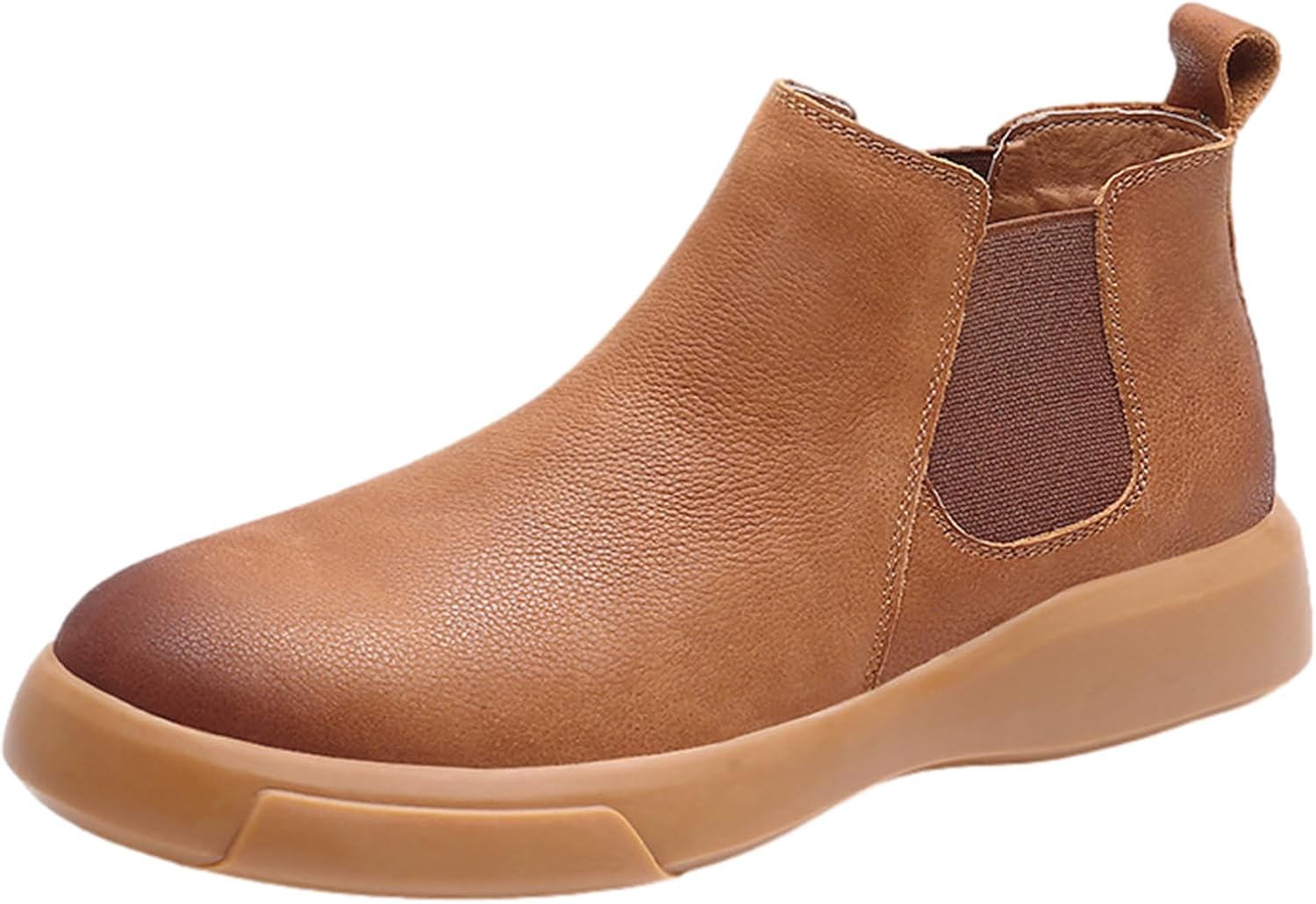 Мужские ботинки челси Rismart, ботильоны, без шнурков, повседневная кожаная обувь для дома и улицы, коричневый
Мужские ботинки челси Rismart, ботильоны, без шнурков, повседневная кожаная обувь для дома и улицы, коричневый