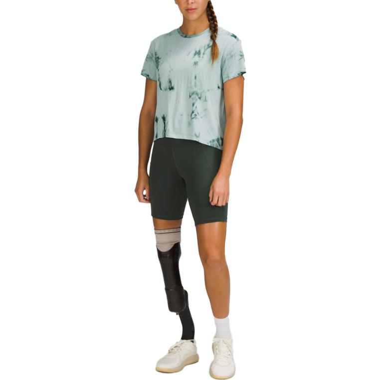 Футболка женская Lululemon, дождевые полосы мраморный краситель приливная вода циан
Футболка женская Lululemon, дождевые полосы мраморный краситель приливная вода циан