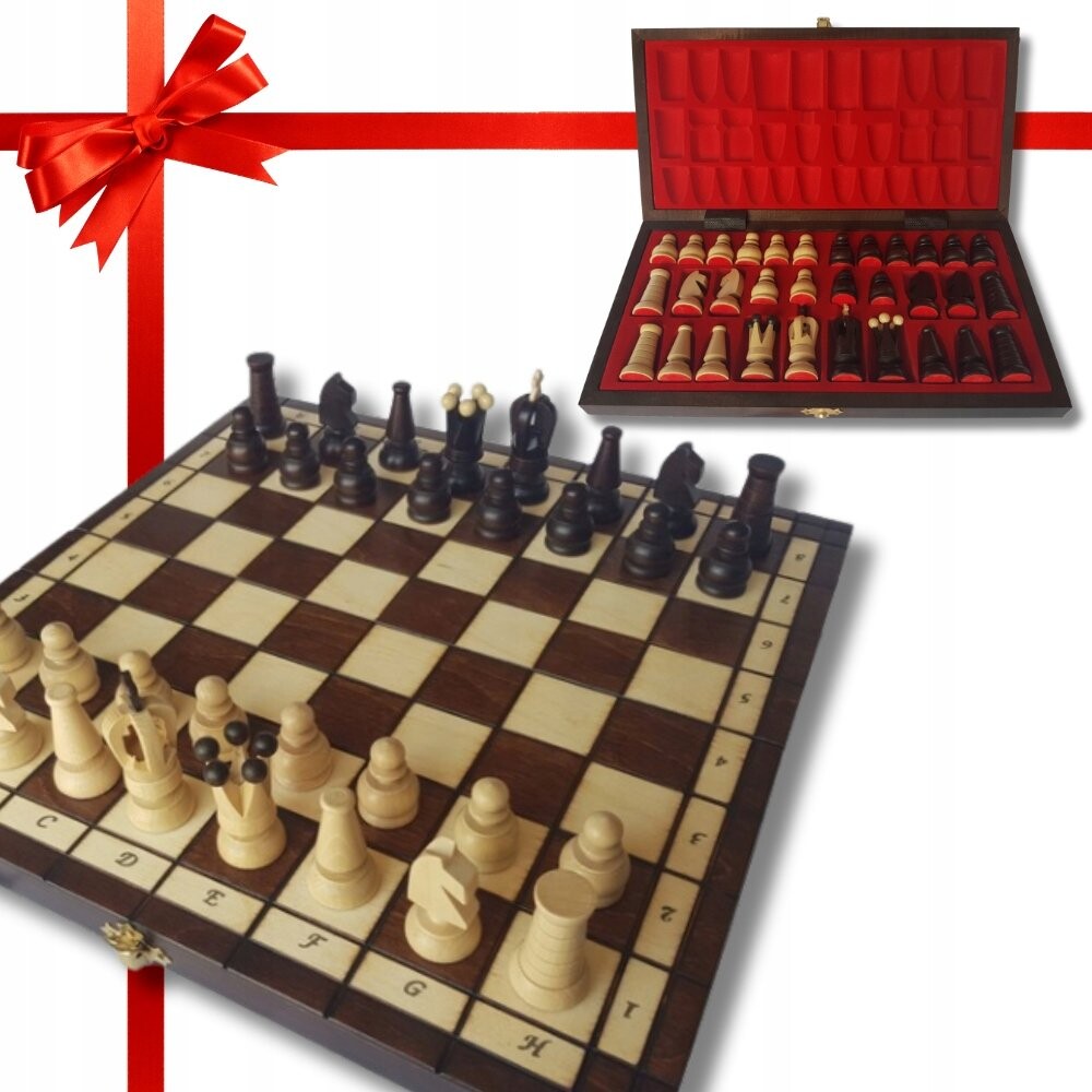 ДЕРЕВЯННЫЕ ШАХМАТЫ во вставке 34см - РОЖДЕСТВЕНСКИЙ ПОДАРОК папе Inna marka 
ДЕРЕВЯННЫЕ ШАХМАТЫ во вставке 34см - РОЖДЕСТВЕНСКИЙ ПОДАРОК папе Inna marka