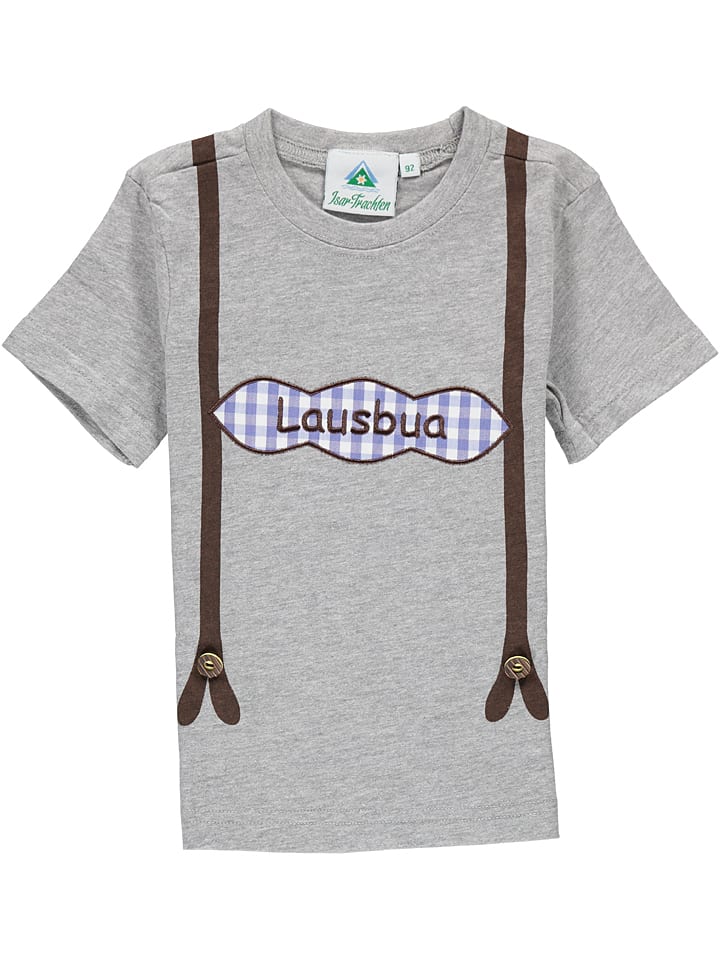 Традиционная рубашка серого цвета Isartrachten
Традиционная рубашка серого цвета Isartrachten