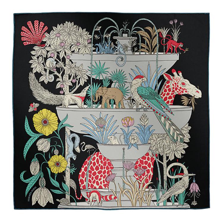 Шёлковый шарф HERMES женский чёрный
Шёлковый шарф HERMES женский чёрный