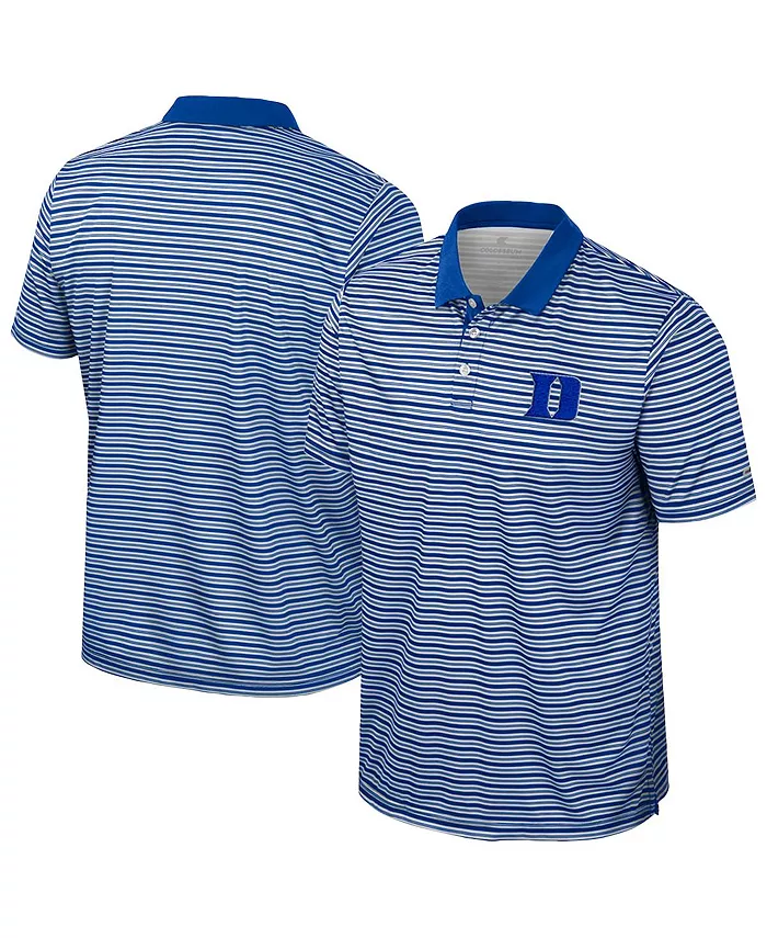 Мужская полосатая поло Royal Duke Blue Devils Colosseum
Мужская полосатая поло Royal Duke Blue Devils Colosseum