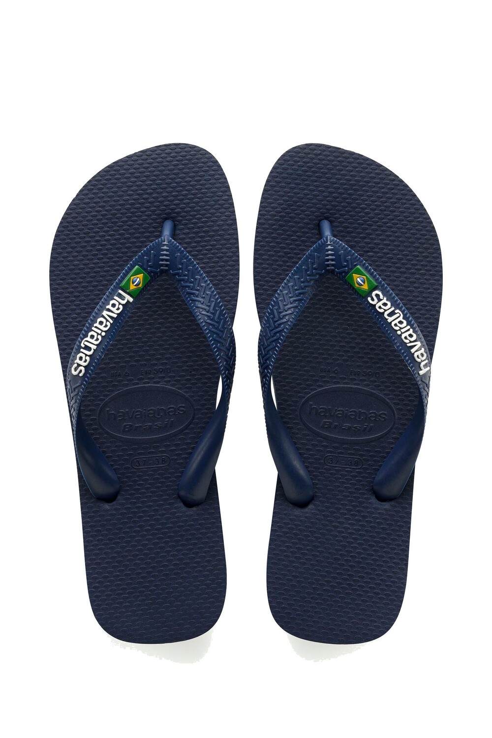 Детские шлепанцы с логотипом Бразилии Havaianas, синий
Детские шлепанцы с логотипом Бразилии Havaianas, синий