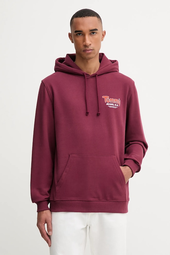Хлопковая толстовка Tommy Jeans, бордовый
Хлопковая толстовка Tommy Jeans, бордовый