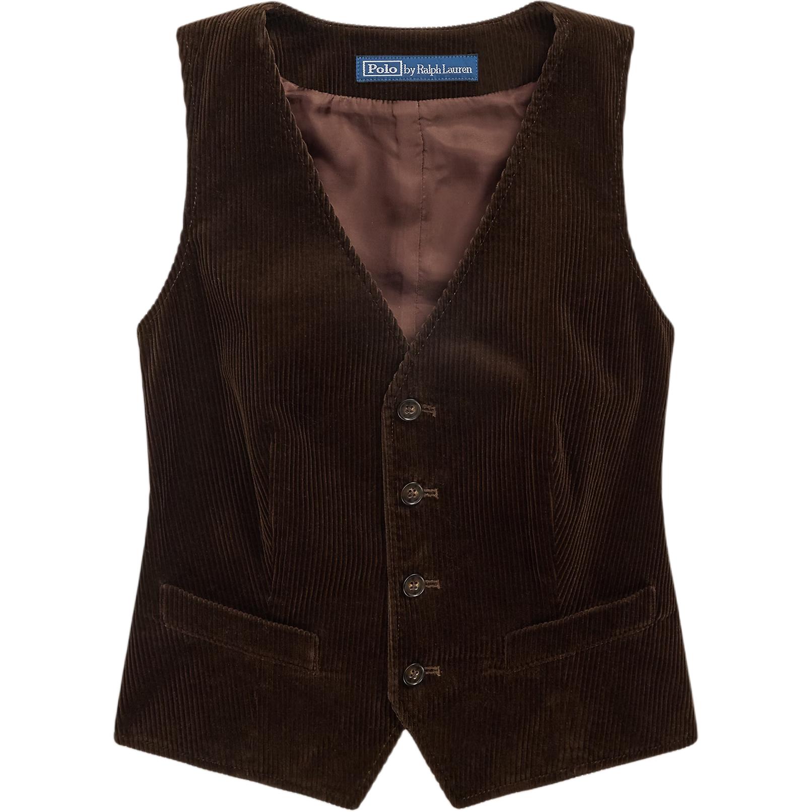 Вельветовый жилет на пуговицах Polo Ralph Lauren, коричневый
Вельветовый жилет на пуговицах Polo Ralph Lauren, коричневый