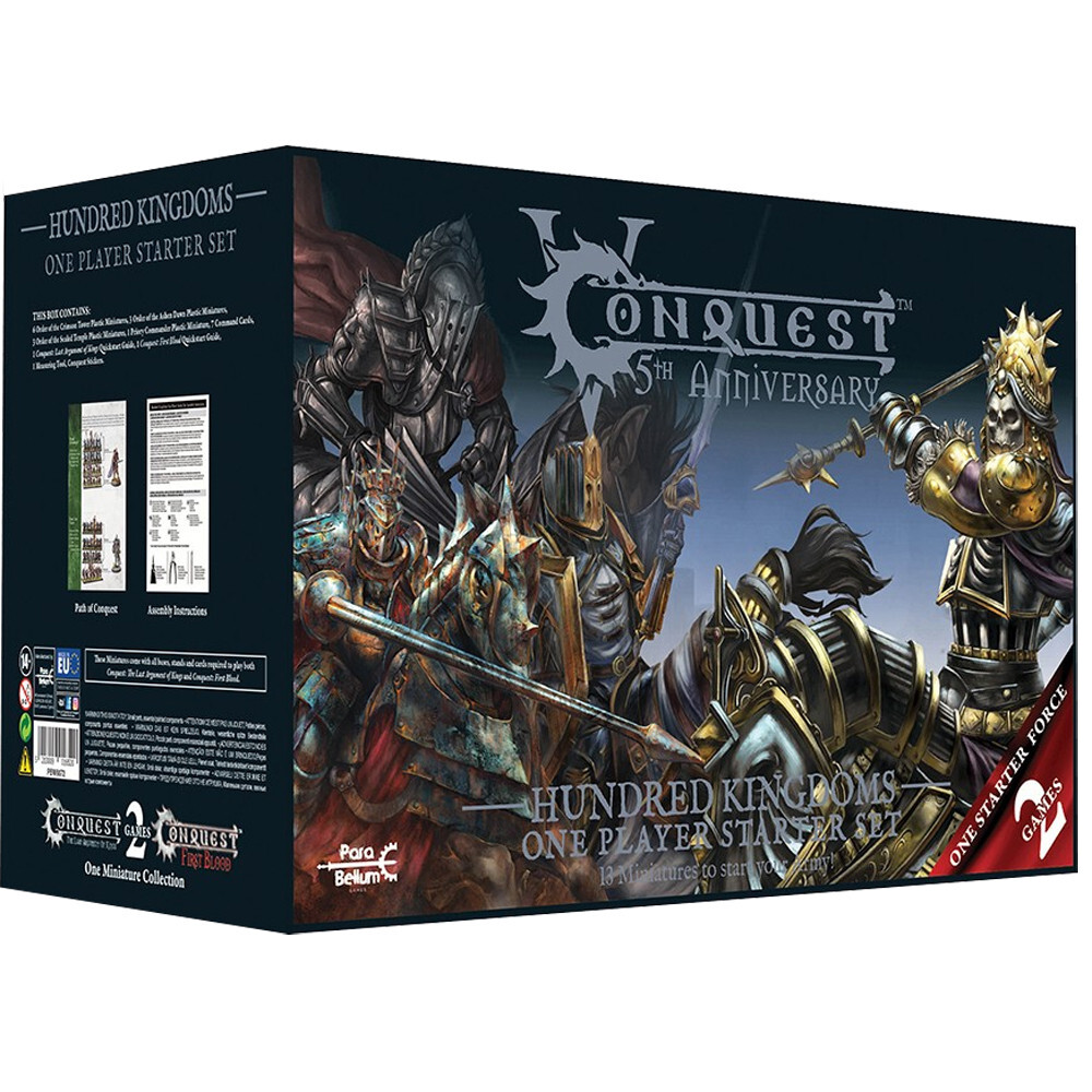 Миниатюра Para Bellum Wargames Conquest: Hundred Kingdoms - 5th Anniversary Supercharged Starter Set
Миниатюра Para Bellum Wargames Conquest: Hundred Kingdoms - 5th Anniversary Supercharged Starter Set