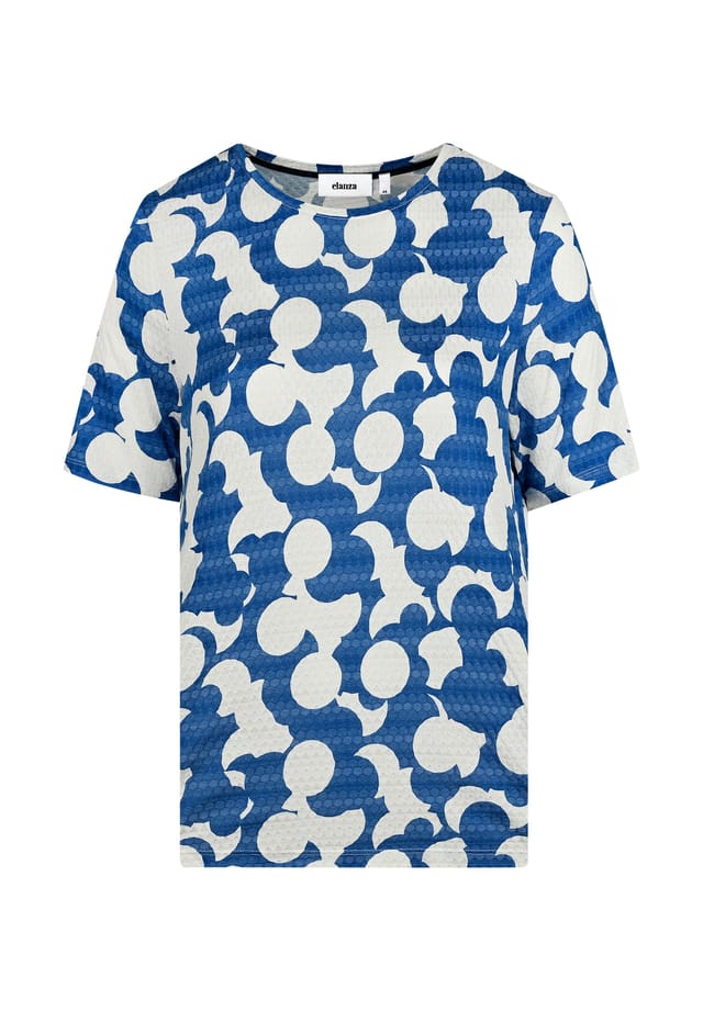 Рубашка с графическим принтом в сине-белых тонах Elanza, мультиколор
Рубашка с графическим принтом в сине-белых тонах Elanza, мультиколор