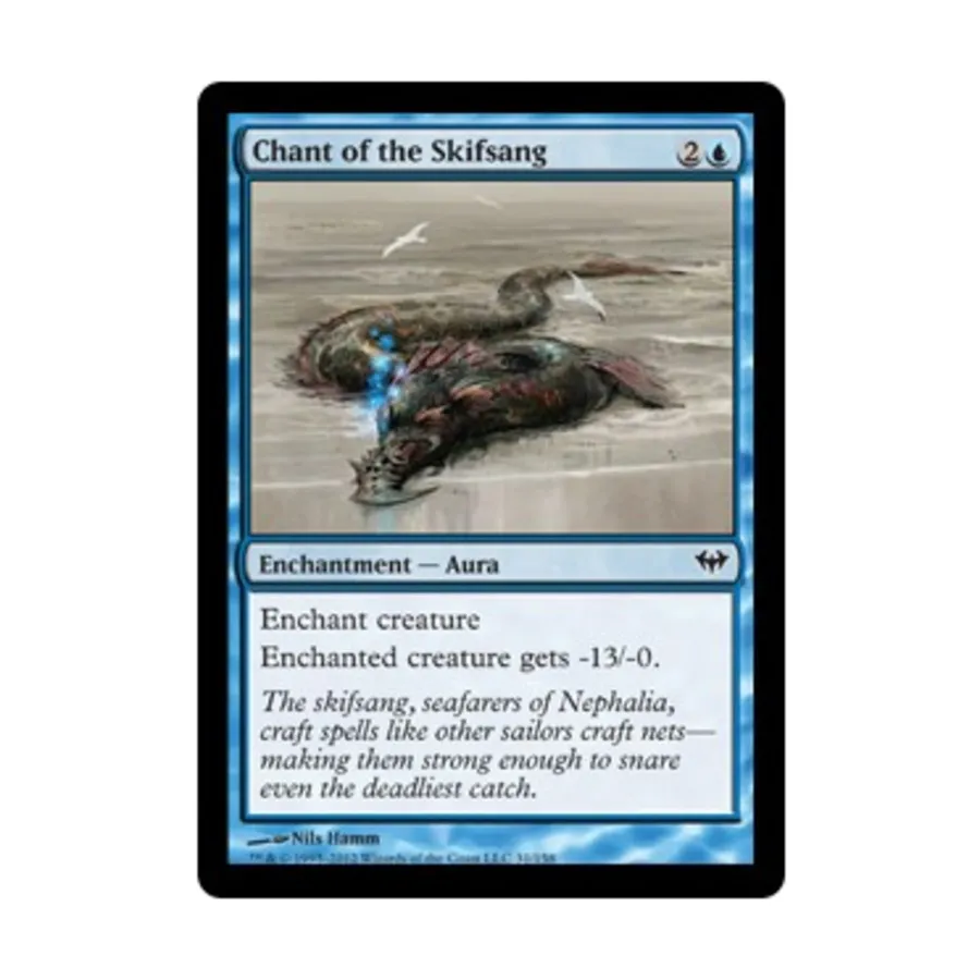 CCG Напев Скифсанга (С) (Фольга), MTG - Dark Ascension
CCG Напев Скифсанга (С) (Фольга), MTG - Dark Ascension