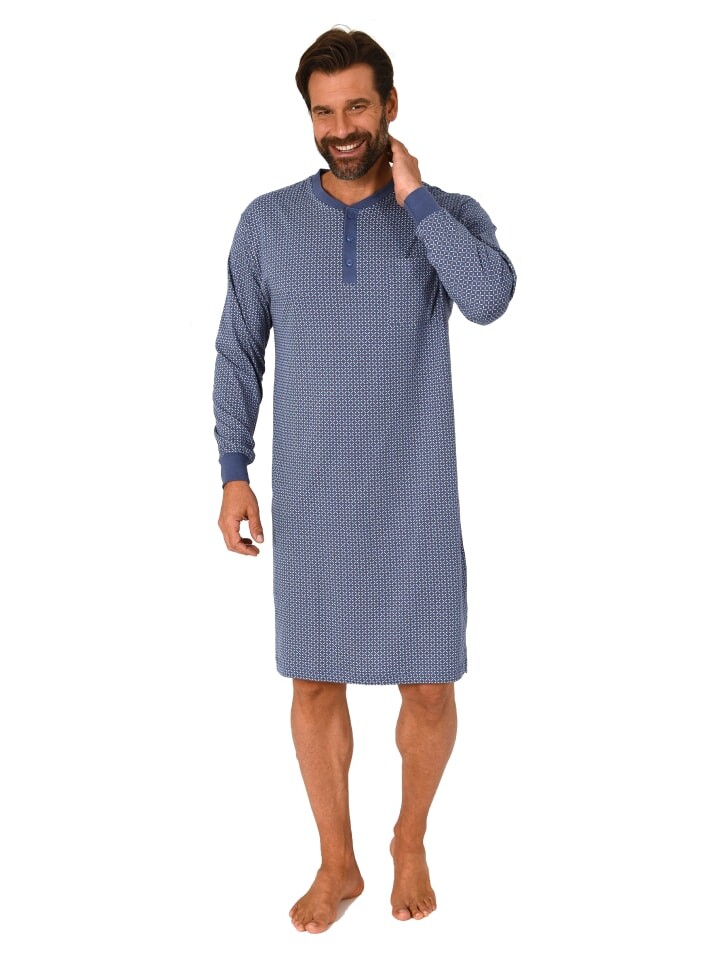 Ночная рубашка NORMANN langarm Bündchen, синий
Ночная рубашка NORMANN langarm Bündchen, синий