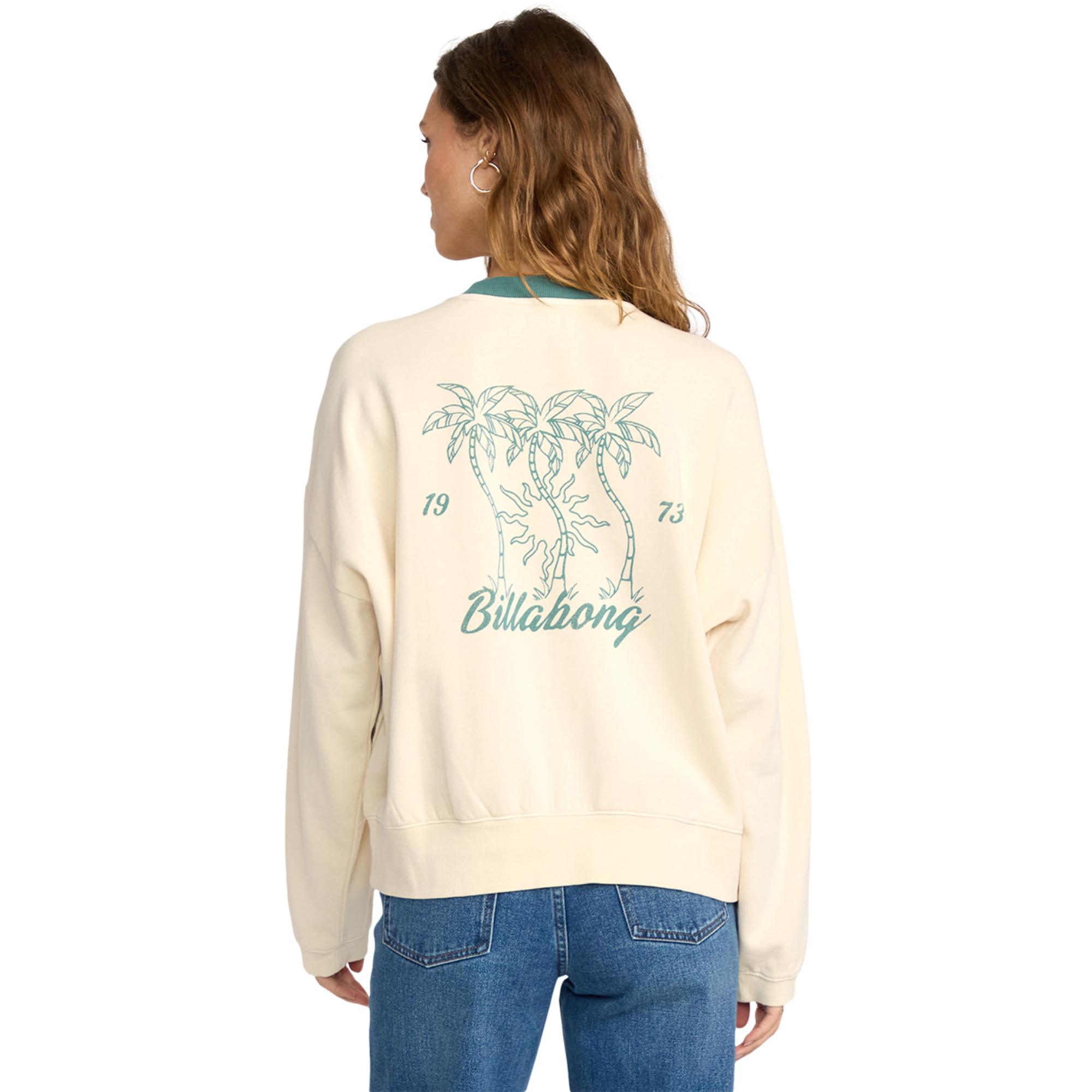 Женская толстовка с круглым вырезом Triple Palms Billabong, White Patterned
Женская толстовка с круглым вырезом Triple Palms Billabong, White Patterned