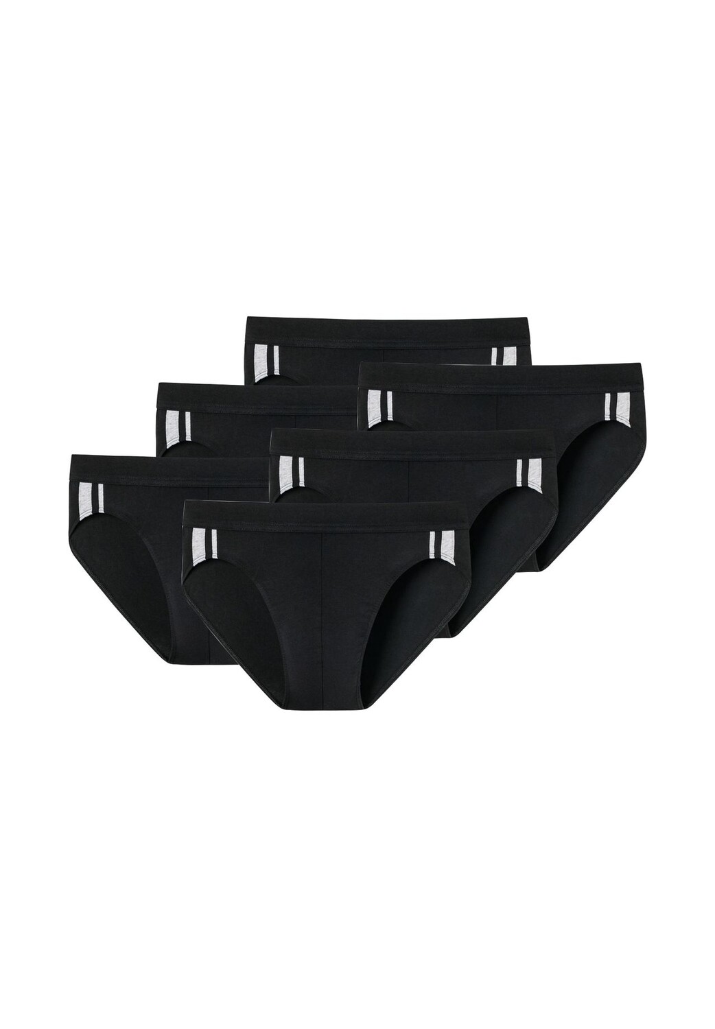 Набор мужских трусов (6 шт.) - Трусы Rio 95/5, хлопок стрейч, боковые полоски SCHIESSER, черный
Набор мужских трусов (6 шт.) - Трусы Rio 95/5, хлопок стрейч, боковые полоски SCHIESSER, черный