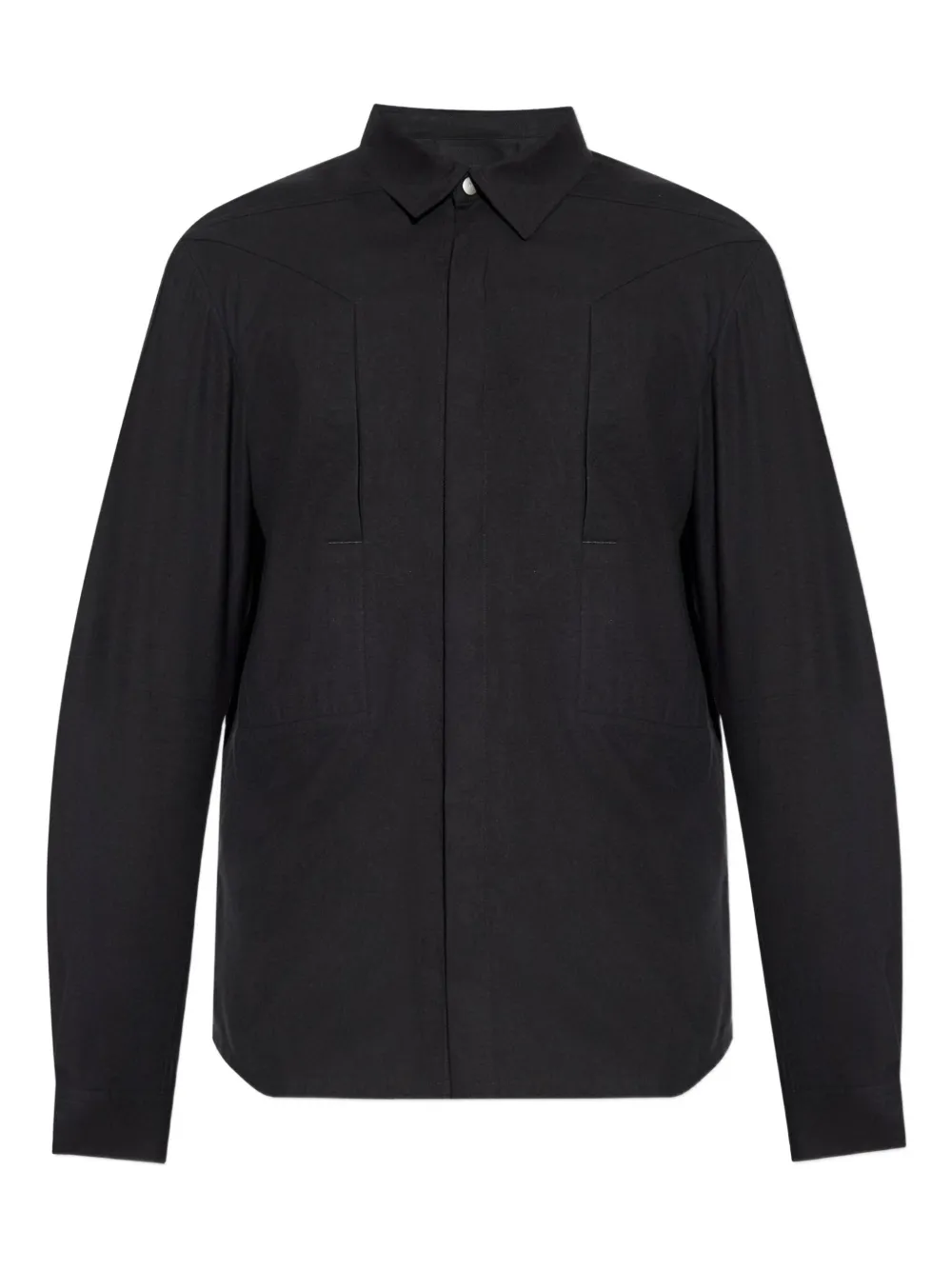 Рубашка с панелями Rick Owens, черный
Рубашка с панелями Rick Owens, черный