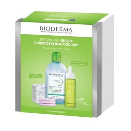 Рождественский набор Sebium 2024 - H2o 500 мл, сыворотка 30 мл, многоразовые мягкие подушечки Glov 3 шт Bioderma 
Рождественский набор Sebium 2024 - H2o 500 мл, сыворотка 30 мл, многоразовые мягкие подушечки Glov 3 шт Bioderma