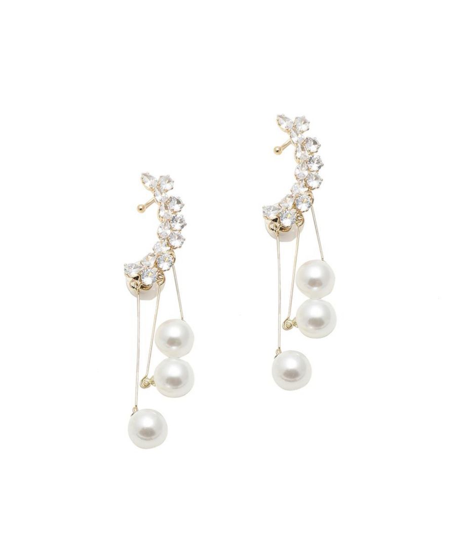 Женские серьги-подвески Снежный шар SOHI, White
Женские серьги-подвески Снежный шар SOHI, White