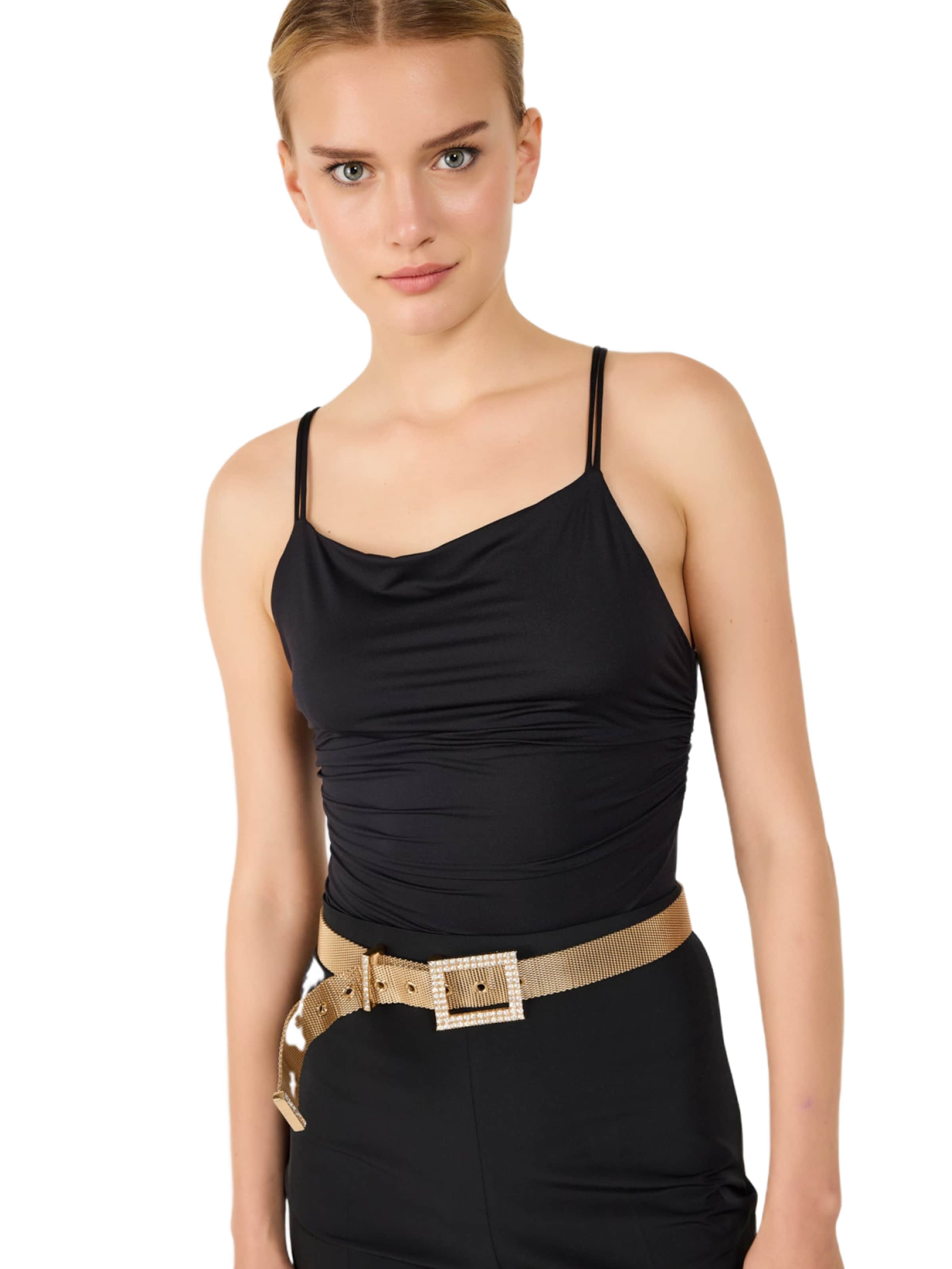 No Matter What Боди-рубашка в черном цвете
No Matter What Боди-рубашка в черном цвете