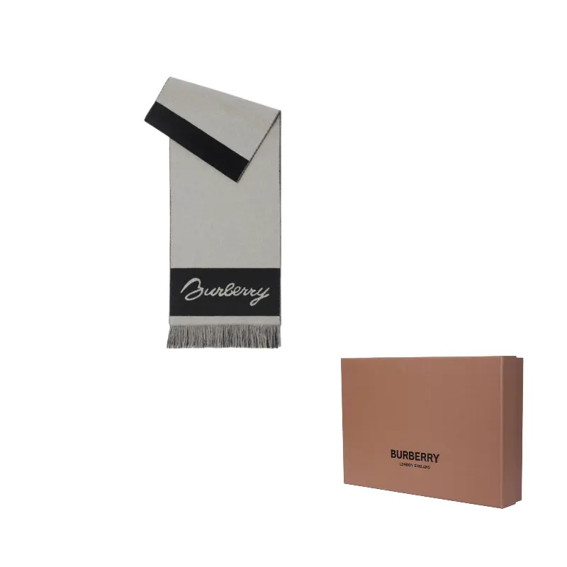 Экд логотип шерстяной шарф Burberry, серый
Экд логотип шерстяной шарф Burberry, серый