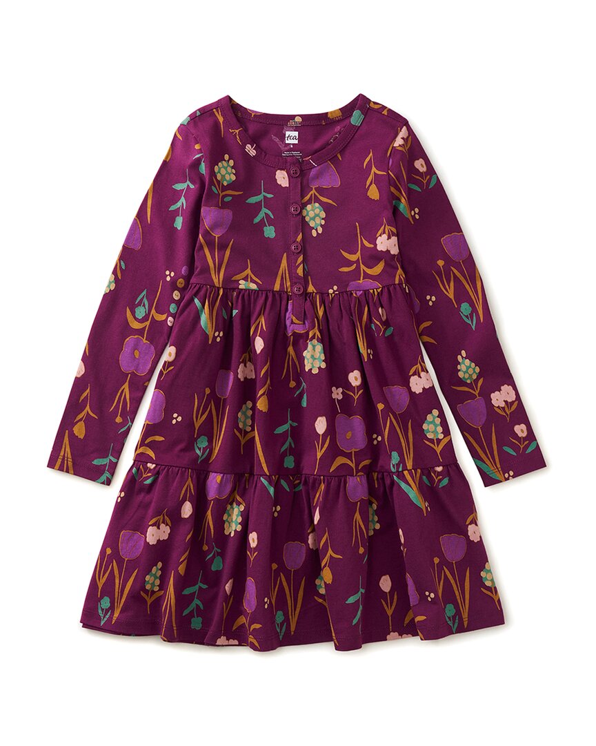 Платье-хенли Tea Collection с ярусами, фиолетовый
Платье-хенли Tea Collection с ярусами, фиолетовый